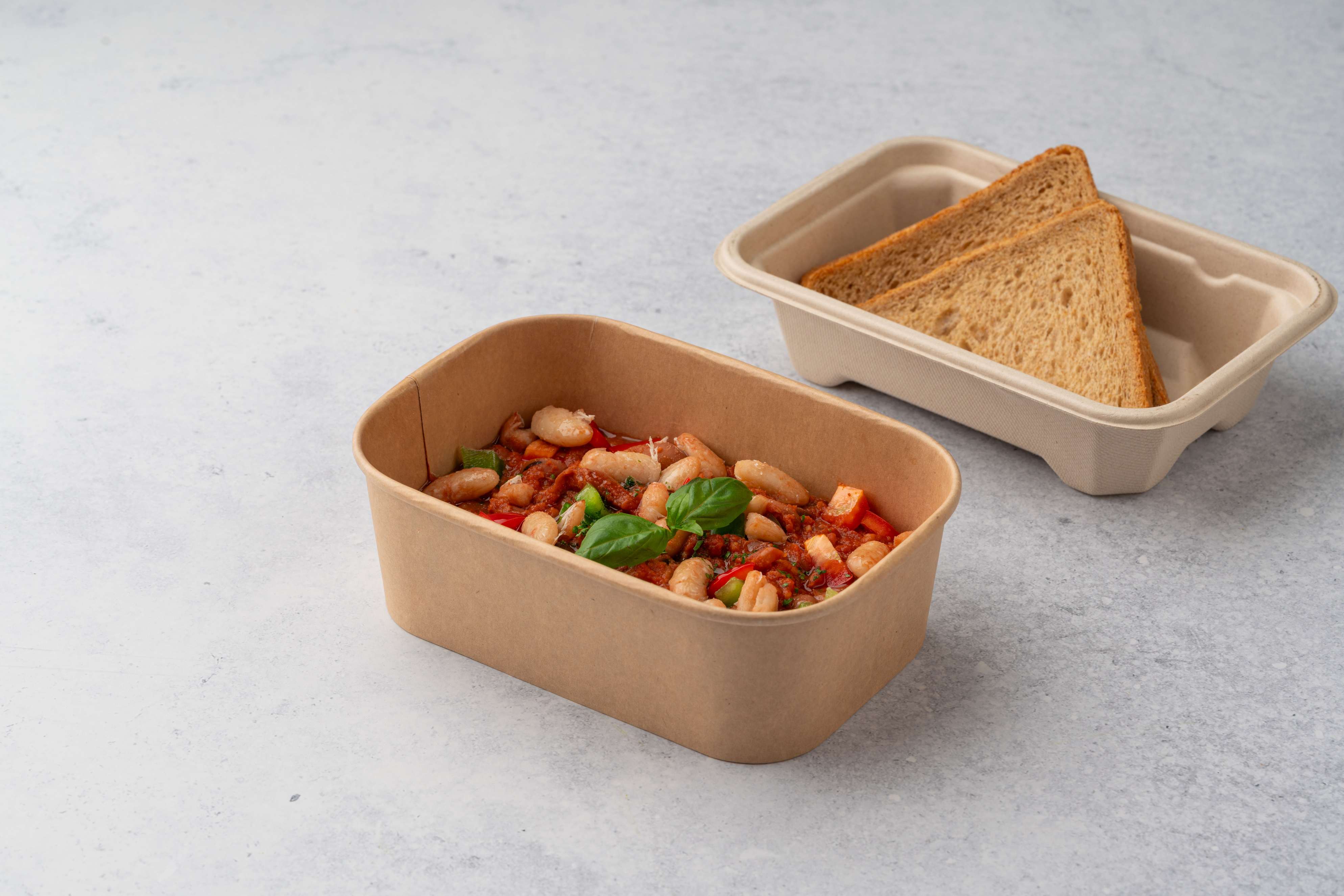 Foul With White Beans Breakfast And Brown Bread